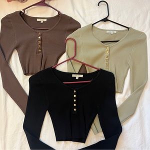 Women’s Cropped Long Sleeve Bundle